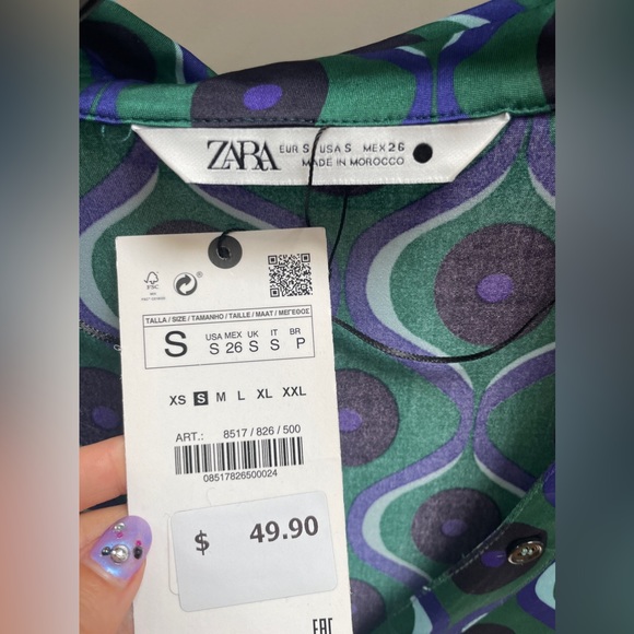 New Zara button up - Picture 2 of 2